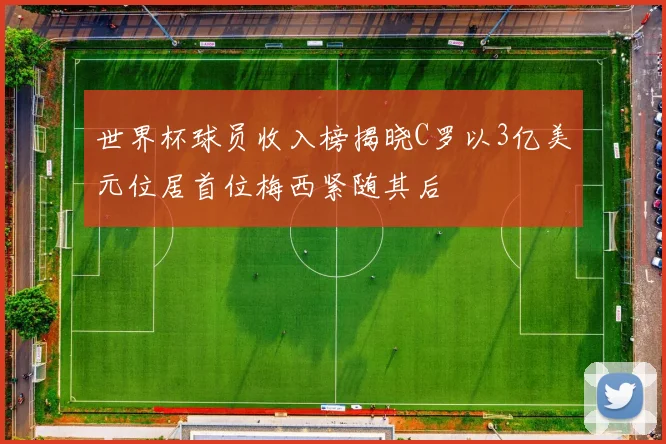 世界杯球员收入榜揭晓C罗以3亿美元位居首位梅西紧随其后